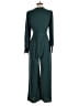 Shein Solid Green Jumpsuit Size 4 - photo 2