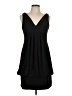 Willow Glen Solid Black Cocktail Dress Size 12 - photo 1