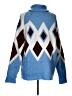 J.Crew Argyle Blue Pullover Sweater Size L - photo 2