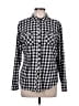 Croft & Barrow Checkered-gingham Black Long Sleeve Button-Down Shirt Size L - photo 1