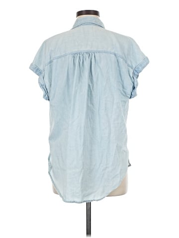 a.n.a. A New Approach Sleeveless Button-Down Shirt (view 2)
