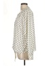 Talbots 100% Polyester Polka Dots Ivory Long Sleeve Blouse Size L - photo 5