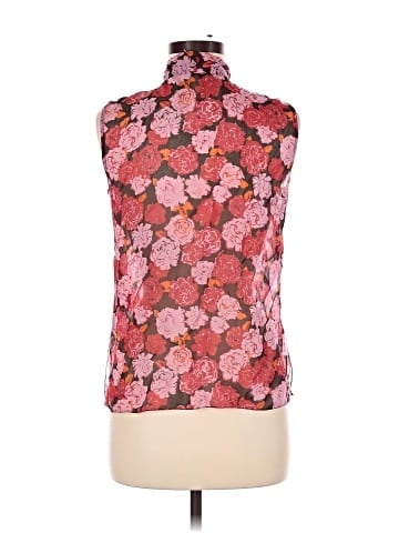 Linda Allard Ellen Tracy Sleeveless Silk Top (view 2)