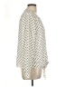 Talbots 100% Polyester Polka Dots Ivory Long Sleeve Blouse Size L - photo 4