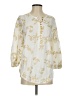 Floreat 100% Cotton Ivory 3/4 Sleeve Blouse Size S - photo 1