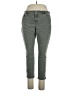 J.Jill Chevron-herringbone Green Jeans Size 16 Petite - photo 1