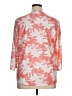 Emily Daniels Floral Orange 3/4 Sleeve Blouse Size XL - photo 2