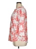 Emily Daniels Floral Orange 3/4 Sleeve Blouse Size XL - photo 5