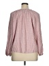 Old Navy Pink Long Sleeve Blouse Size XL - photo 2
