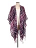Woolrich 100% Polyester Purple Poncho One size - photo 1