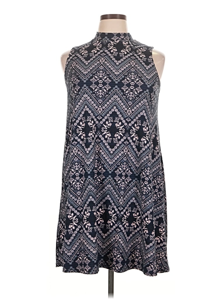 Pre-owned Pink Rose Casual Dress In Blue