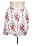 Forever 21 Floral White Ivory Casual Skirt Size L - photo 1