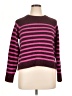Gap Stripes Purple Pullover Sweater Size XL - photo 1