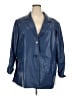Dennis by Dennis Basso 100% Rayon Blue Raincoat Size 2X - photo 1