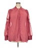 Torrid 100% Polyester Pink Long Sleeve Blouse Size 2X Plus (2) - photo 1