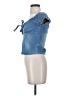 mebon Blue Short Sleeve Top Size S - photo 5
