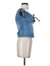 mebon Blue Short Sleeve Top Size S - photo 4