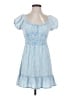 Sim & Sam 100% Rayon Blue Casual Dress Size S - photo 1