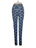Boden Print Blue Leggings Size 4 - photo 2