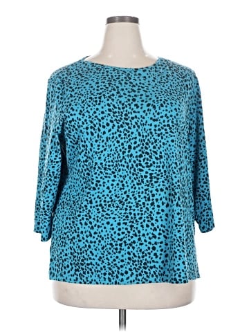 Draper's & Damon's 3/4 Sleeve Top (view 1)