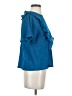 Express Outlet Blue Short Sleeve Blouse Size XS - photo 4