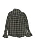 Bonpoint Plaid Green Long Sleeve Button-Down Shirt Size 6 - photo 2