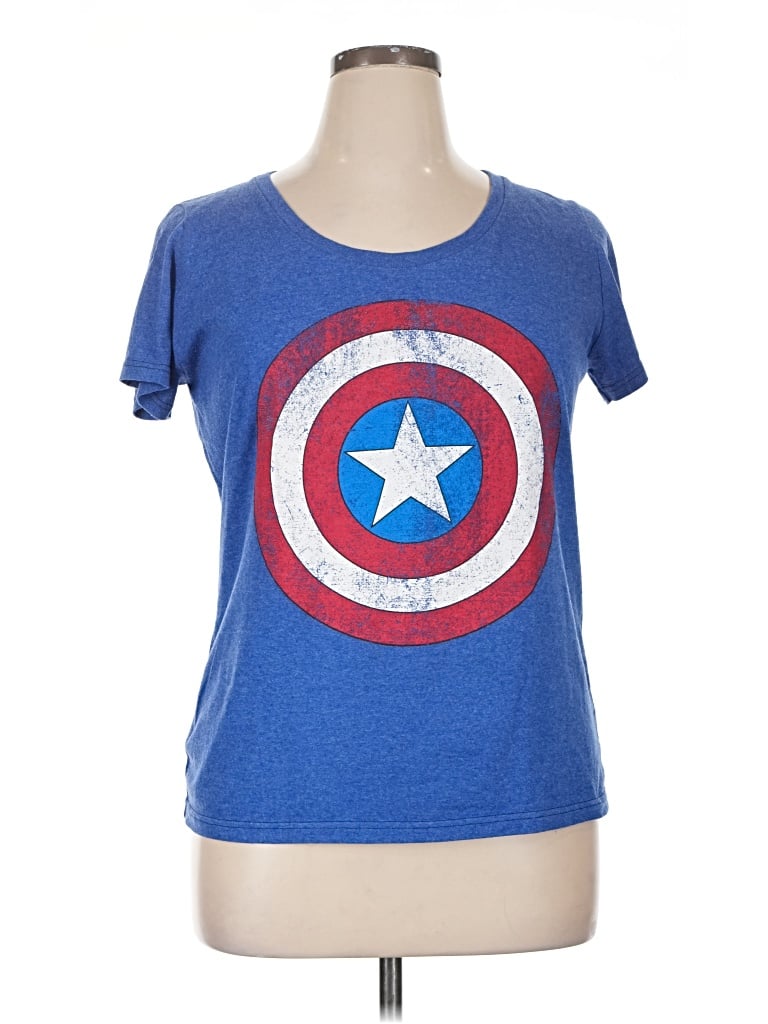 Pre-owned Disney Short Sleeve T-shirt In Blue