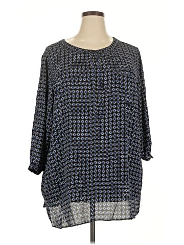Premise Studio 3/4 Sleeve Blouse (view 1)