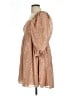 Judith March 100% Polyester Stars Tan Casual Dress Size L - photo 5