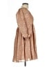 Judith March 100% Polyester Stars Tan Casual Dress Size L - photo 4