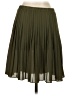 Max Studio 100% Polyester Solid Green Casual Skirt Size XS - photo 2