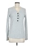 Ann Taylor LOFT Gray Long Sleeve Henley Size M - photo 1