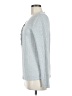 Ann Taylor LOFT Gray Long Sleeve Henley Size M - photo 5