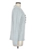 Ann Taylor LOFT Gray Long Sleeve Henley Size M - photo 4