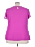 Worthington 100% Polyester Pink Short Sleeve Top Size 3X - photo 2