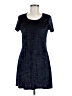 Assorted Brands 100% Polyester Blue Casual Dress Size M - photo 1