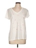 Gap Ivory Short Sleeve Top Size L - photo 1