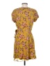 Collective Concepts 100% Polyester Floral Yellow Casual Dress Size S - photo 2