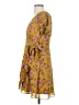 Collective Concepts 100% Polyester Floral Yellow Casual Dress Size S - photo 5