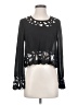 L'Amour Nanette Lepore 100% Polyester Black Long Sleeve Blouse Size S - photo 1
