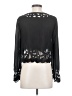 L'Amour Nanette Lepore 100% Polyester Black Long Sleeve Blouse Size S - photo 2