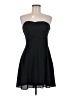 Express 100% Polyester Solid Black Cocktail Dress Size 6 - photo 1