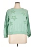 Uncharted Threads Stars Green Sweatshirt Size XL - photo 1
