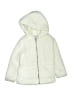 Old Navy 100% Polyester Solid Ivory Coat Size 5T - photo 1
