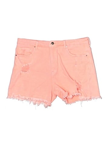 Risen Denim Shorts (view 1)
