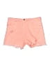 Risen Hearts Orange Pink Denim Shorts Size 2X - photo 1