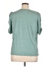 Max Studio Green Short Sleeve Top Size 1X - photo 2