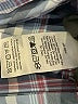 Eddie Bauer 100% Nylon Plaid Blue 3/4 Sleeve Button-Down Shirt Size XL - photo 8