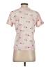 Assorted Brands Hearts Pink Short Sleeve Blouse Size S - photo 2