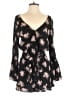 American Eagle Outfitters 100% Viscose Floral Black Romper Size S - photo 1